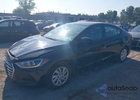 2017 Hyundai Elantra Se from USA, damaged, VIN 5NPD74LF9HH131303